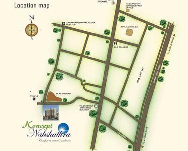Project Image of 1150.0 - 2400.0 Sq.ft 2 BHK Apartment for buy in Koncept Nakshathra 