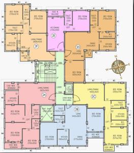 Project Image of 726 Sq.ft 2 BHK Apartment / Flat for sale in Omarhati for Rs. 3762000