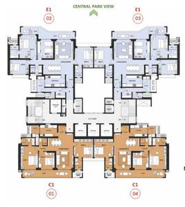 Project Image of 1301.0 - 2910.0 Sq.ft 2 BHK Apartment for buy in Oakwood At The Prestige City