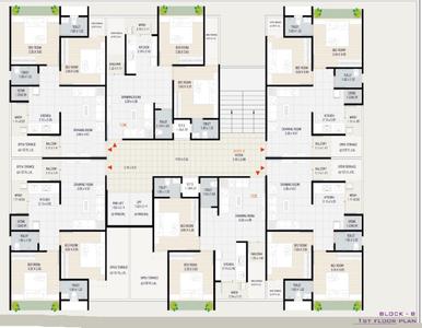 Project Image of 486.42 - 540.89 Sq.ft 2 BHK Apartment for buy in Shivam Anmol Bliss