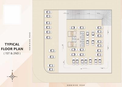 Project Image of 0.0 - 1000.0 Sq.ft 2 BHK Apartment for buy in Ana Zillion Tower