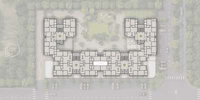Project Image of 851.32 - 891.36 Sq.ft 3 BHK Apartment for buy in Vivaan Oliver