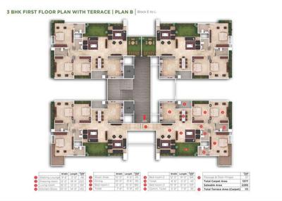 Project Image of 1316.0 - 2528.0 Sq.ft 3 BHK Apartment for buy in Ganesh Maple Tree Garden Homes