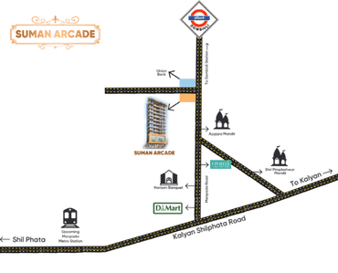 Project Image of 760.0 - 815.0 Sq.ft 2 BHK Apartment for buy in Suman Arcade