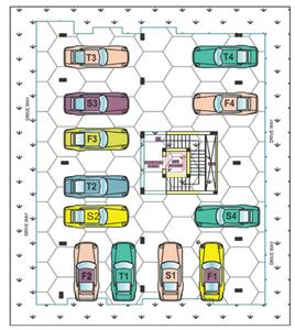 Vantage Ganga Cluster Plan for ground Floor 1