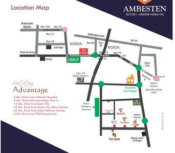 Project Image of 776.0 - 1584.0 Sq.ft 2 BHK Apartment for buy in Aambesten Twin Celestial