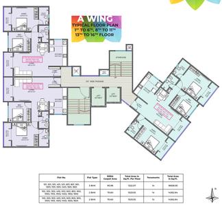 Project Image of 638.0 - 918.16 Sq.ft 2 BHK Apartment for buy in Global Platinum City Light