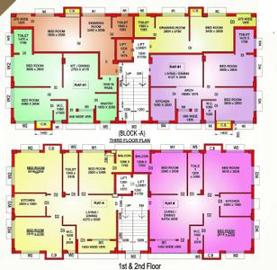 Project Image of 484.0 - 1296.0 Sq.ft 1 BHK Apartment for buy in Rajlakshmi Gokul Kunja
