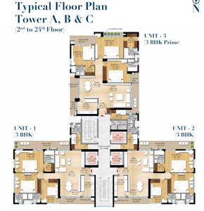 Project Image of 1390.82 - 1470.79 Sq.ft 3 BHK Apartment for buy in Shalimar Whispering Woods