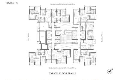 Project Image of 1500 Sq.ft 3 BHK Apartment / Flat for sale in Thane West for Rs. 32500000