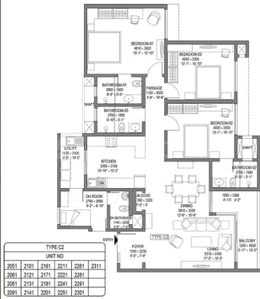 Project Image of 2013 Sq.ft 3 BHK Apartment / Flat for sale in RR Nagar for Rs. 31500000