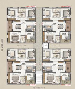 Project Image of 1105.0 - 1360.0 Sq.ft 2 BHK Apartment for buy in Avani Classica