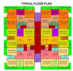 Project Image of 1200.0 - 1450.0 Sq.ft 3 BHK Apartment for buy in Motyl Sriram Garden