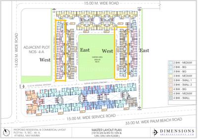 Project Image of 980 Sq.ft 2 BHK Apartment / Flat for sale in Nerul for Rs. 29000000