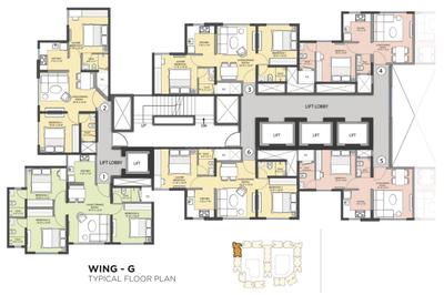 Project Image of 347.0 - 510.0 Sq.ft 1 BHK Apartment for buy in Omkar Lawns And Beyond
