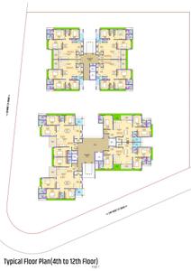 Project Image of 1131.18 - 1626.0 Sq.ft 3 BHK Apartment for buy in Shubh Atulyam Saral