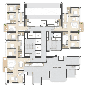 Project Image of 1169.39 - 1672.82 Sq.ft 3 BHK Apartment for buy in Mahindra BeaconHill