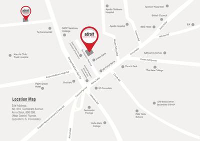 Project Image of 736.0 - 1088.0 Sq.ft 2 BHK Apartment for buy in Adroit House of Ambal