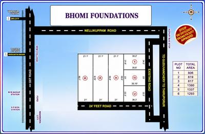 Project Image of 806.0 - 1380.0 Sq.ft Residential Plot Plot for buy in Bhomi Vista Estates