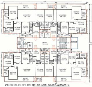 Project Image of 2130.07 - 3960.47 Sq.ft 3 BHK Apartment for buy in Shreeji Samasta Parisar
