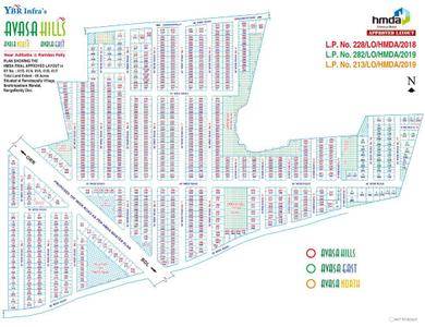 Project Image of 1350.0 - 3150.0 Sq.ft Residential Plot Plot for buy in YBR Avasa Hills Phase 1