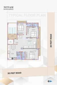 Nityam Elegance Nityam Elegance Cluster Plan from 1st to 5th Floor 1