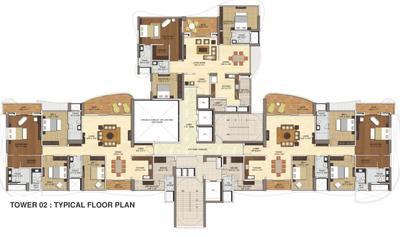 Project Image of 4018.0 - 4492.0 Sq.ft 4 BHK Apartment for buy in Vascon Windermere Phase 1