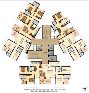 Project Image of 377.38 - 773.49 Sq.ft 1 BHK Apartment for buy in Nyati Ekaant I
