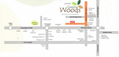 Project Image of 968.0 - 1344.0 Sq.ft 2 BHK Apartment for buy in Sunshine Green Woods
