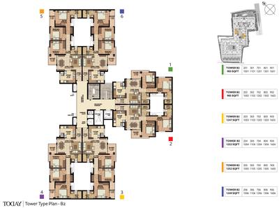Project Image of 982.0 - 1333.0 Sq.ft 2 BHK Apartment for buy in Akshaya Today