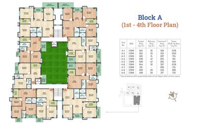Project Image of 606.0 - 1240.0 Sq.ft 2 BHK Apartment for buy in Signature Vanijya Rajvansh
