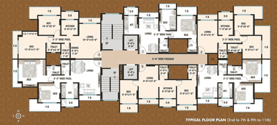 Project Image of 472.0 - 613.0 Sq.ft 2 BHK Apartment for buy in Sheth Supreme