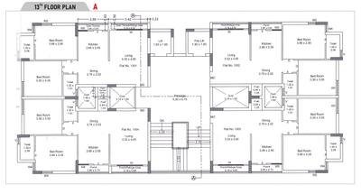Project Image of 545.95 - 611.39 Sq.ft 2 BHK Apartment for buy in Navkar Siddhi Sapphire