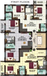 MP Gloria Gloria Cluster Plan for 1st Floor 1