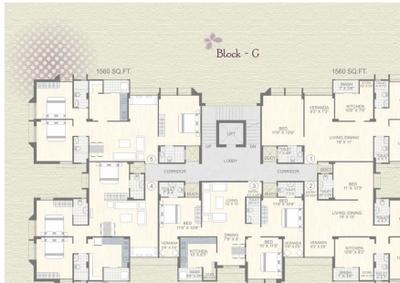 Project Image of 760 Sq.ft 1 BHK Apartment / Flat for sale in Vejalpur for Rs. 3400000