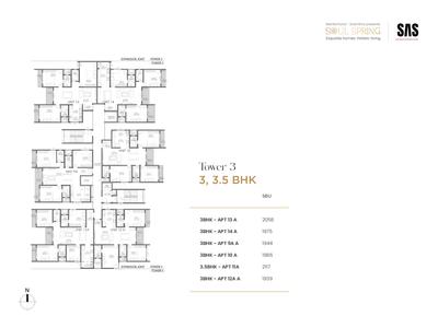 Project Image of 1815.0 - 3587.0 Sq.ft 3 BHK Apartment for buy in Svamitva Soulspring