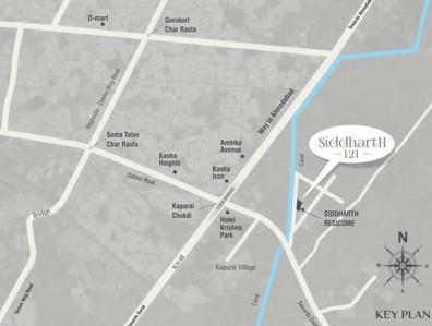 Project Image of 579.74 - 580.0 Sq.ft 2 BHK Apartment for buy in Siddharth 121