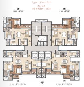 Project Image of 964.67 - 1379.407 Sq.ft 2.5 BHK Apartment for buy in Shalimar One World Marbella