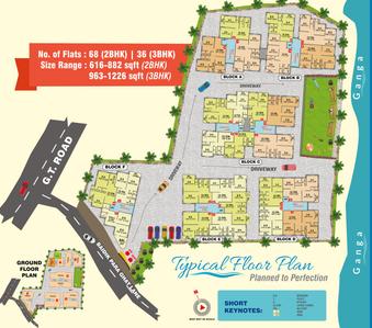 Project Image of 616.0 - 1226.0 Sq.ft 2 BHK Apartment for buy in Jai Hanuman Riverside