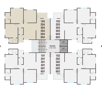 Project Image of 0.0 - 752.61 Sq.ft 3 BHK Apartment for buy in Aangan Palm