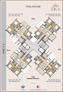 Project Image of 0.0 - 1123.0 Sq.ft 3 BHK Apartment for buy in Kumbare EKA