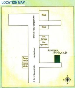 Project Image of 1050.0 - 1350.0 Sq.ft 2 BHK Apartment for buy in Sree Nakoda Sumukha Neeladri