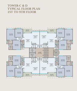 Project Image of 1314.0 - 2579.0 Sq.ft 3 BHK Apartment for buy in Courtyard Trinity