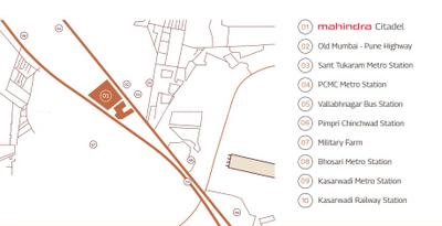 Project Image of 950 Sq.ft 2 BHK Apartment / Flat for sale in Pimpri for Rs. 10900000