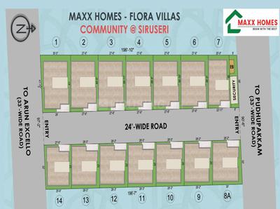 Project Image of 1436.0 - 1819.0 Sq.ft 3 BHK Villa for buy in Maxx Flora Phase II
