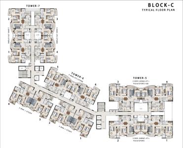 Project Image of 1154.0 - 1761.0 Sq.ft 2.5 BHK Apartment for buy in Jashn Elevate Phase 1
