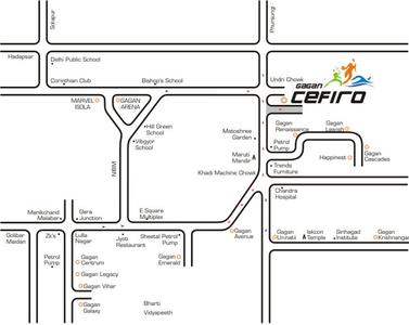 Project Image of 0.0 - 502.0 Sq.ft 2 BHK Apartment for buy in Gagan Cefiro Phase 3