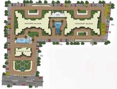 Project Image of 1315.04 - 1910.03 Sq.ft 3 BHK Apartment for buy in HM Symphony Concord Tower