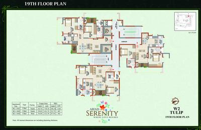Project Image of 938.0 - 1453.0 Sq.ft 2 BHK Apartment for buy in Ahad Serenity