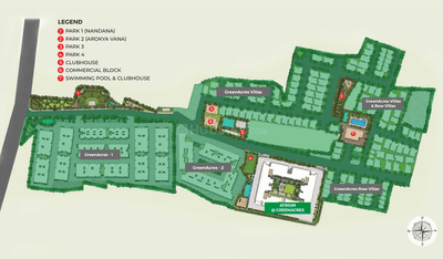 Project Image of 539.0 - 795.0 Sq.ft 2 BHK Apartment for buy in TVS Emerald Atrium At Green Acres
